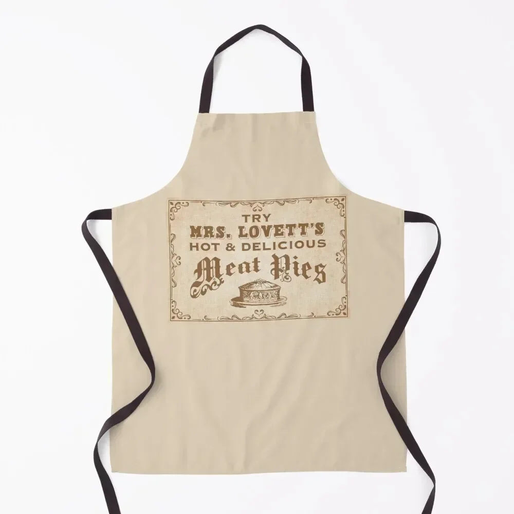 Фото Фартук Mrs. Lovett's Meat Pies (4) Фартук Забавный фартук для эстетического бариста №1