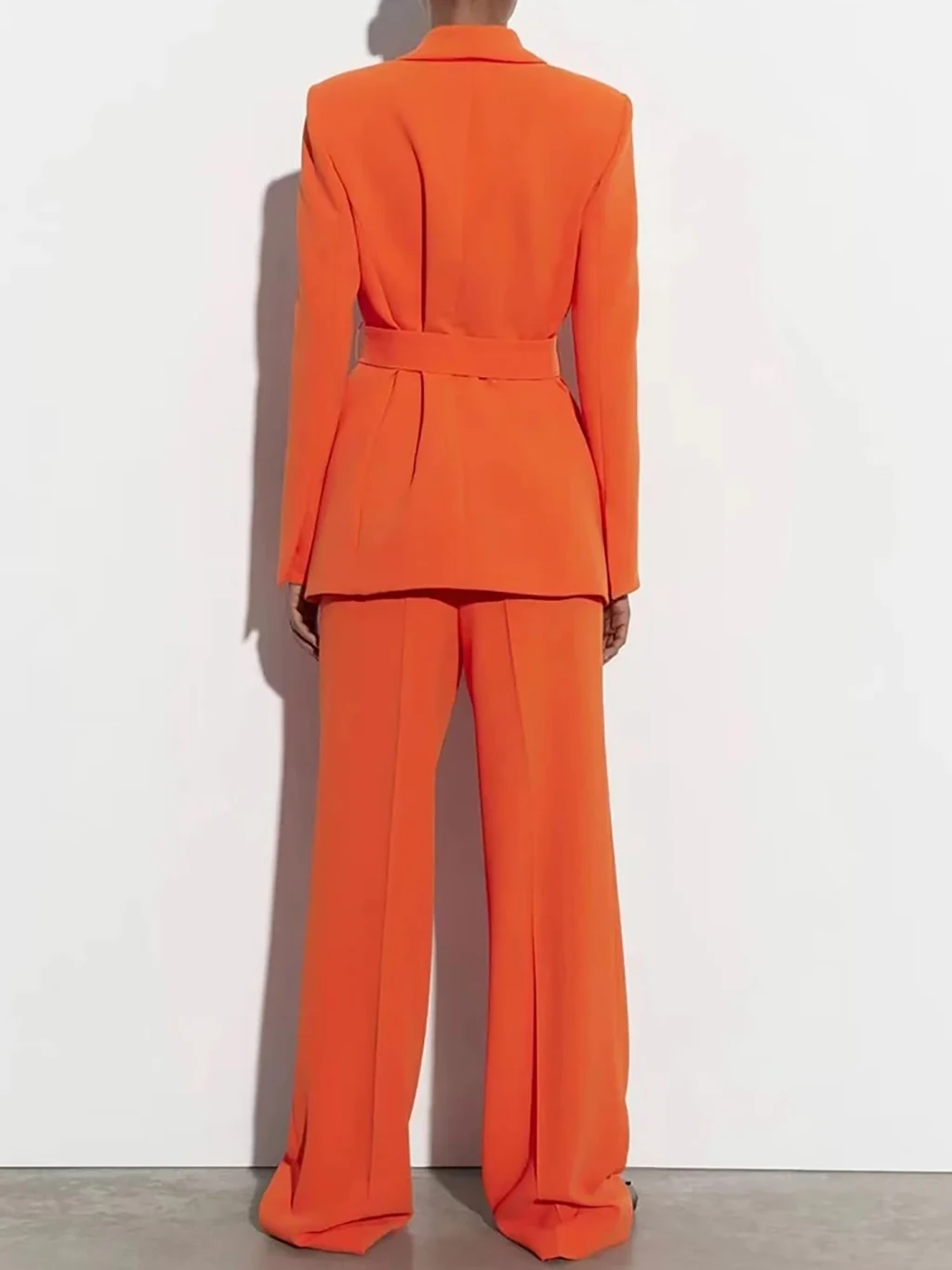 Women Spring Pant Suits 2 piecessets Casual Blazers Coats + Trousers Female Elegant Street Two Suit Clothing