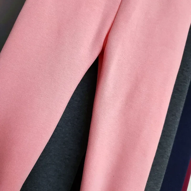 Детские леггинсы для девочек осенне-зимние хлопковые однотонные бархатные