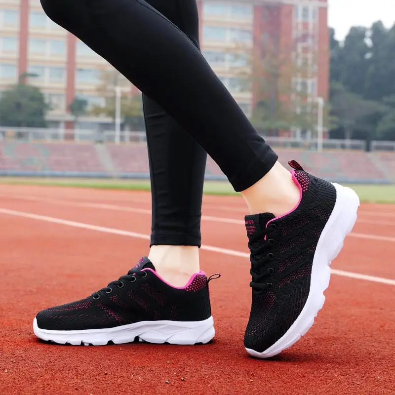 

summer breathable Woman Sport Shoes Tenus Running Shoes Women Zapatos Fashion Sports Lady Shoes Cushion Sneakers Training