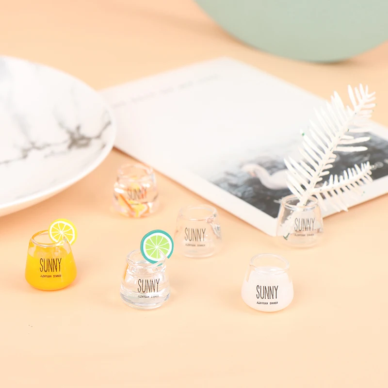 Миниатюрная кружка для кукольного домика лимона напитков модель реквизит