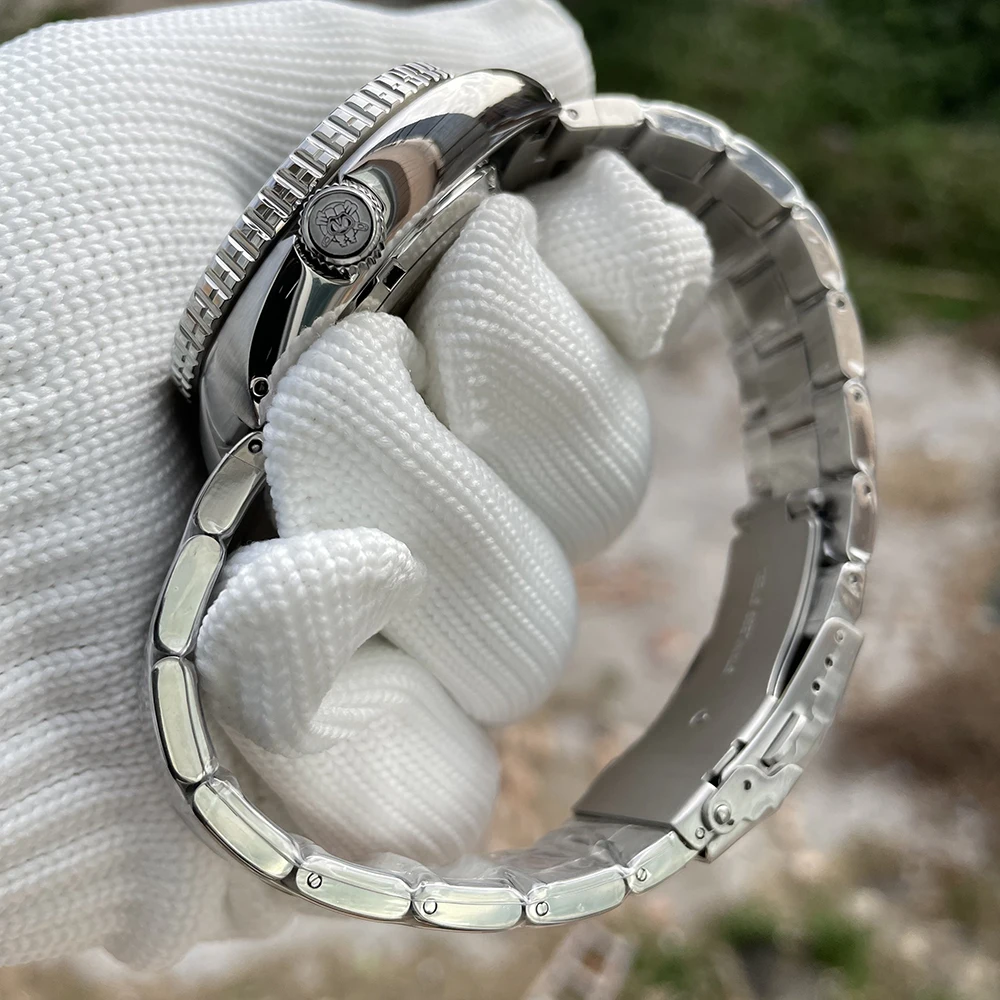 Часы STEELDIVE King Мужские механические Роскошные водонепроницаемые наручные с