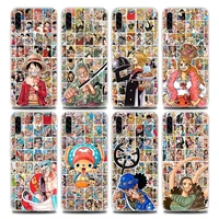 one piece luffy japan anime clear phone case for samsung a70 a70s a40 a50 a30 a20e a20s a10 a10s note 8 9 10 20 soft silicone