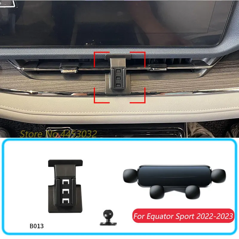 Автомобильный держатель телефона для Ford Equator Sport 2022-2023 гравитационная подставка