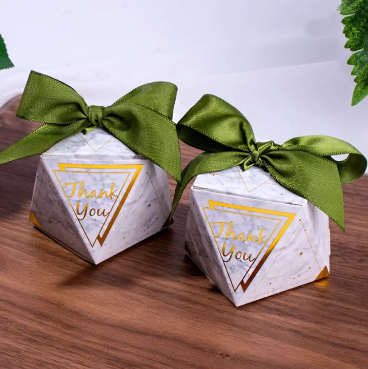 

50 шт., Новое поступление, мраморный фламинго, лось, Алмазный Стиль, свадебные сувениры, конфетная коробка, вечерние принадлежности, коробка д...