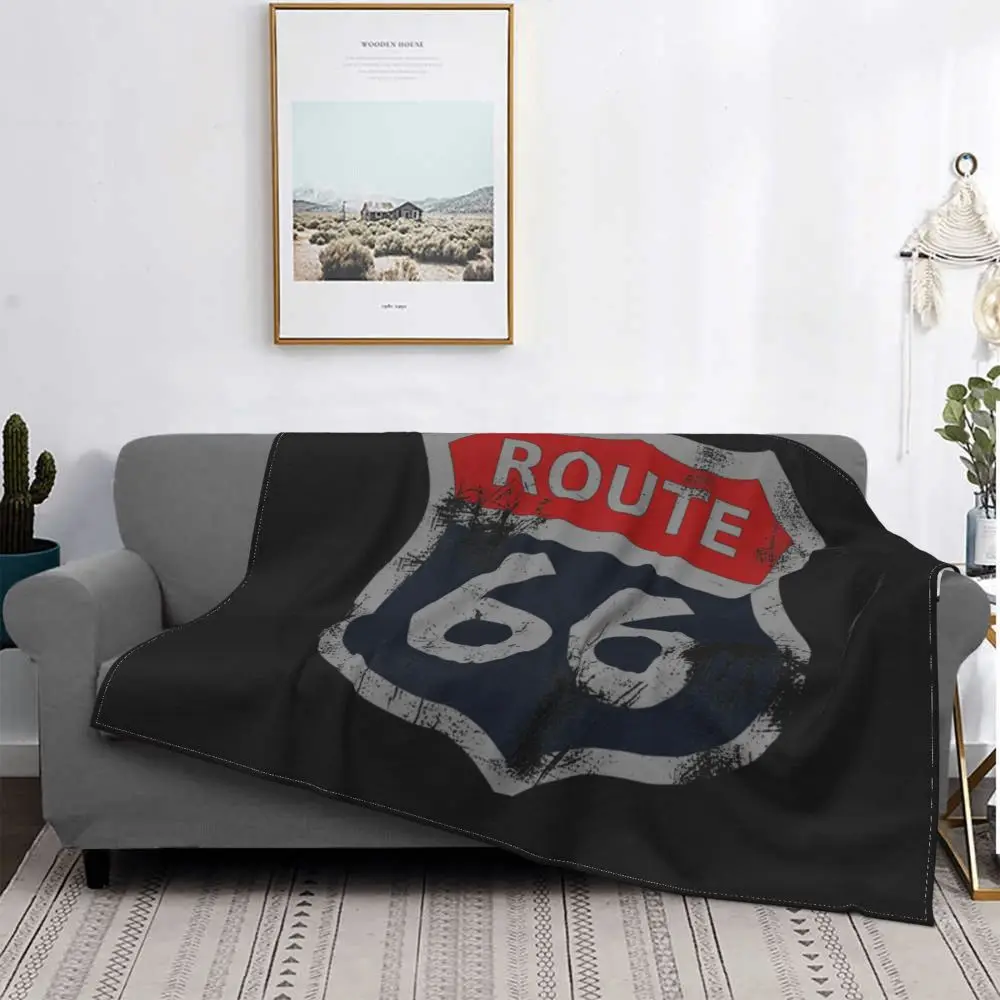 

Одеяла Route 66 Mother Road My Version, флисовые Ультра-мягкие покрывала для спальни, дивана, покрывало