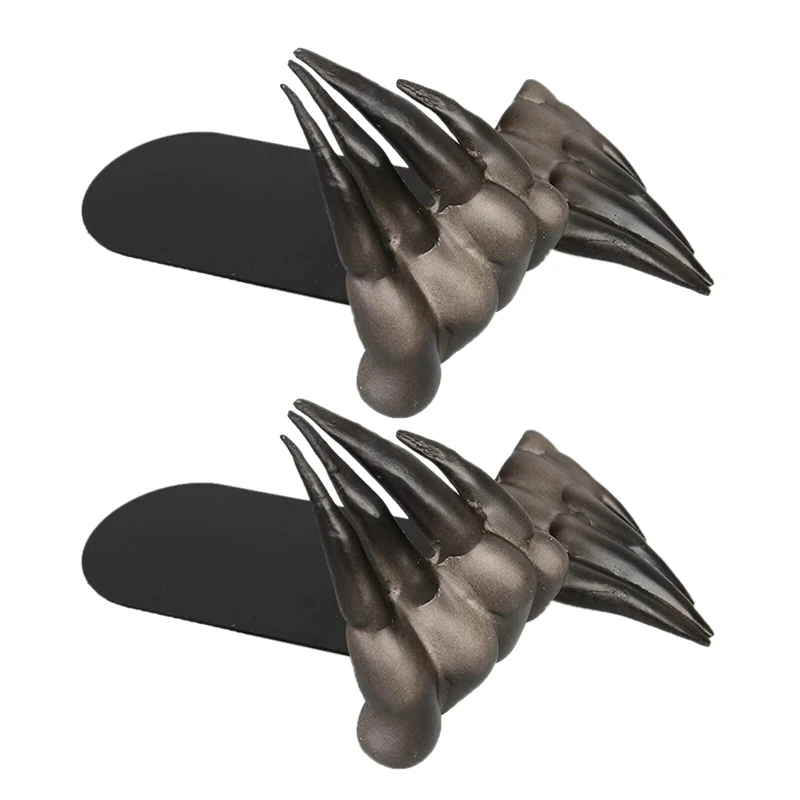 

2 PCS Creepy Devil Hand Bookmarks Unique Scary 3D Bookmarks Halloween Devil Hand Bookmarks In Plastic Material