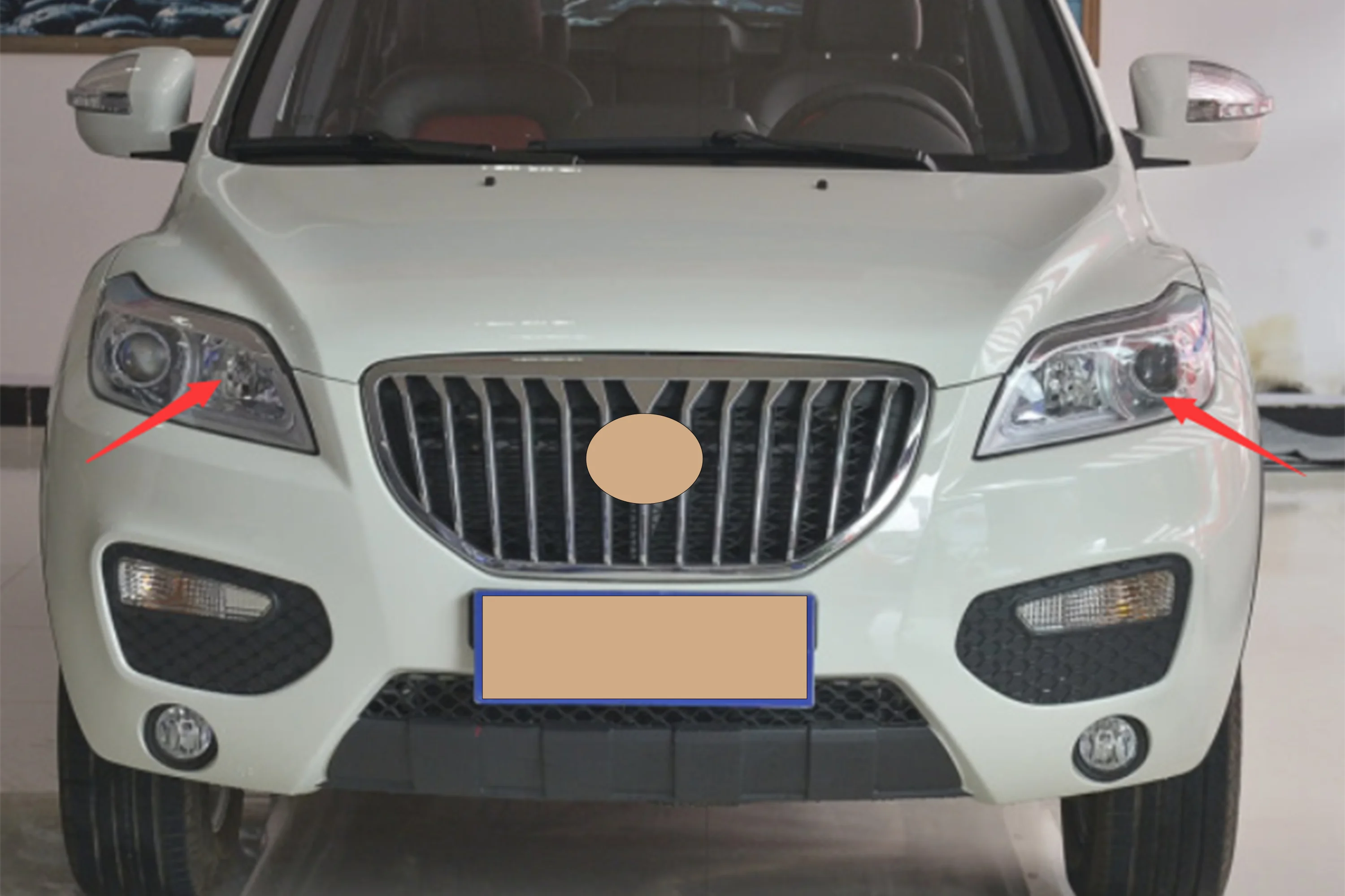 

Чехол для передней фары для Lifan X60 2011 ~ 2015