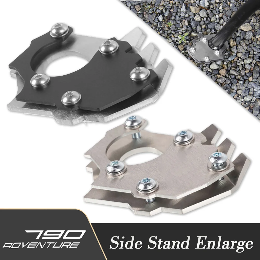 

New Motorcycle Accessorie Side Stand Enlarge Plate Kickstand Extension For 1290 Adventure 1290 Super Adventure R Parts