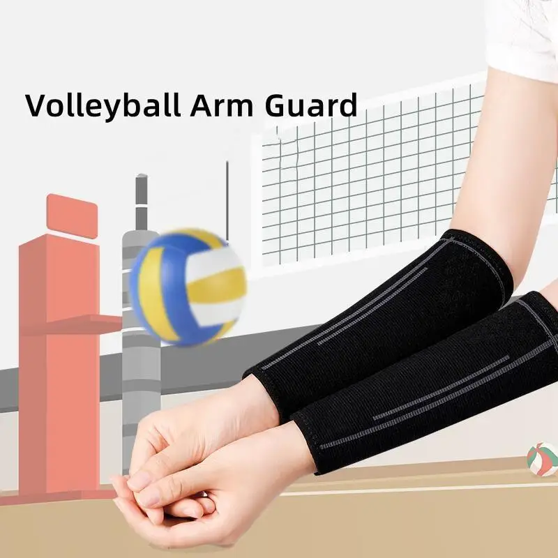 

1 Pair Volleyball Arm Sleeves Compression Forearm Sleeves for Women Men Sting Sport Wristband Arm Protection Wrist Guard Support