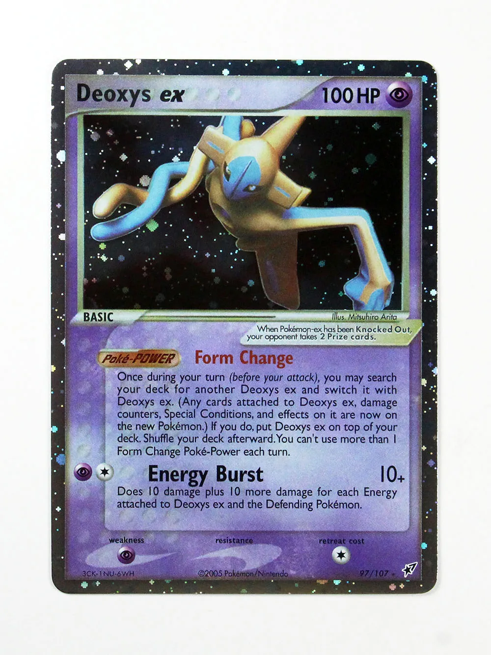 Фото Подарочный набор PKM Proxy EX Deoxys(DX) с половинной колодой, редкие голографические карты Dragonite/Latios/Deoxys с фольгированием, коллекционные подарки и игрушки PTCG. №2