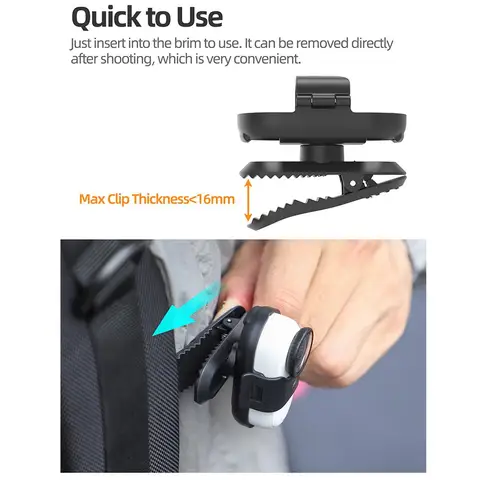 Новый держатель для рюкзака для Insta360 GO 3S/GO3, антивибрационный зажим с вращением на 360, крепление для Insta360 GO3, аксессуары для спортивной камеры