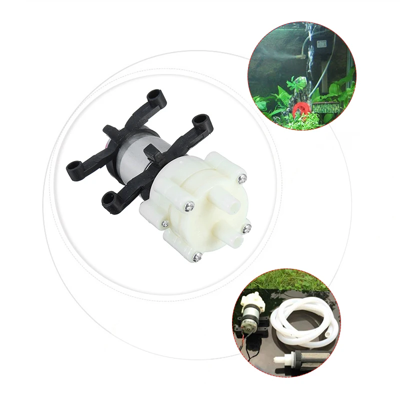 Всасывающий мембранный Водяной мини-насос с мотором распыления 12 В микронасосы