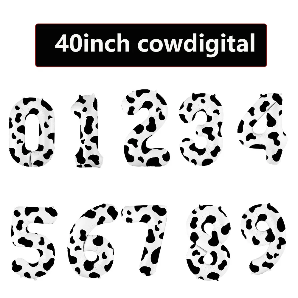40-дюймовые бычьи технические украшения на день рождения большие цифры 0-9