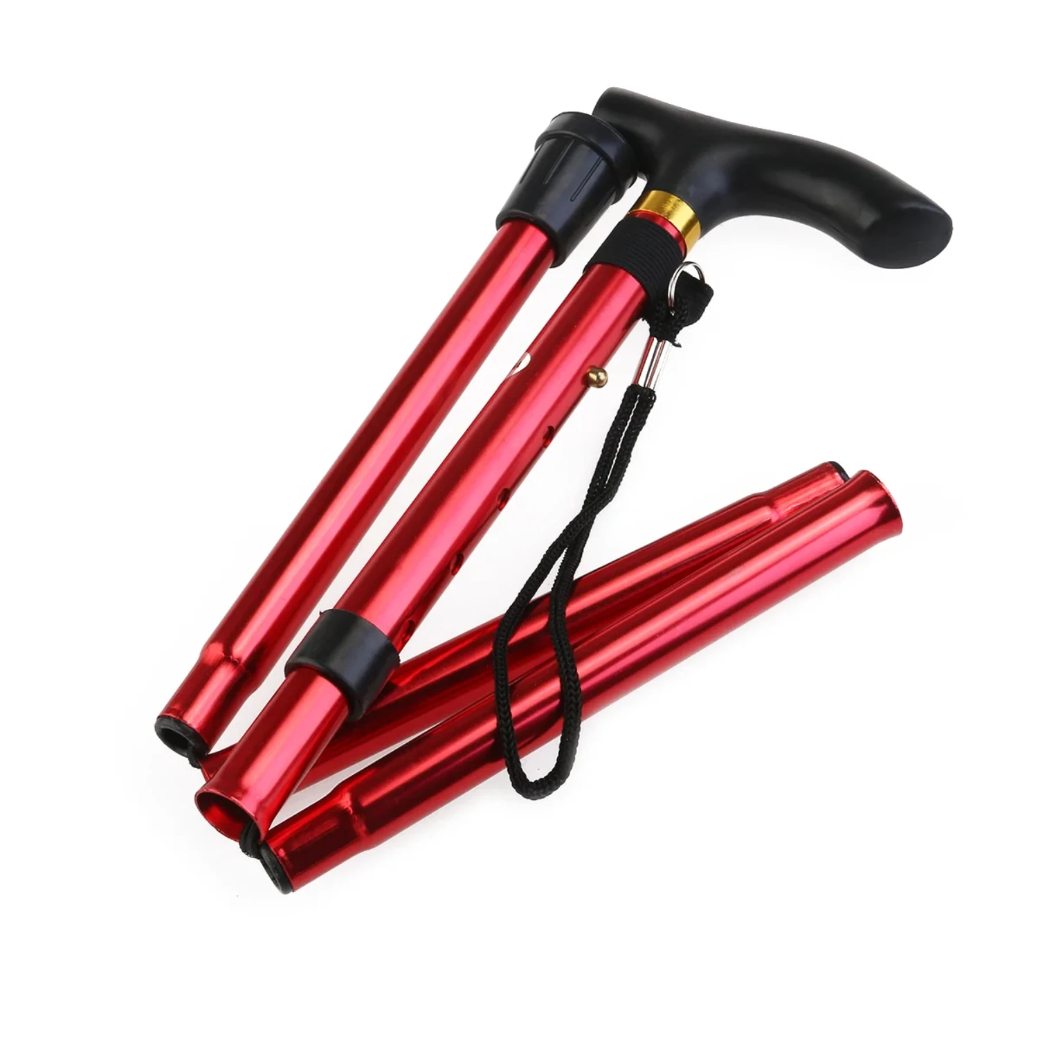 Складная трость складная палка регулируемые алюминиевые кости для Senderismo