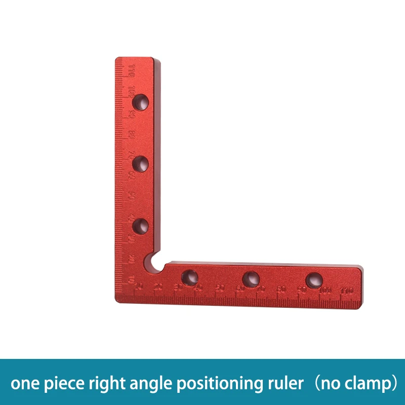 

Woodworking 90 degree L-shaped square angle clamp auxiliary square aluminum alloy positioning plate fixation