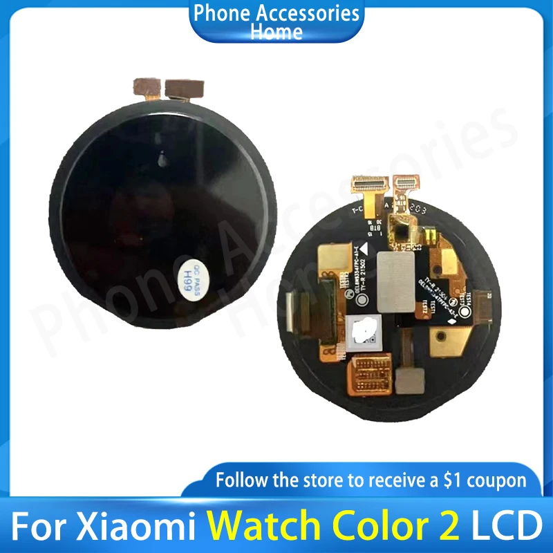 

LCD Display Touch Panel Digitizer Assembly Replacement For Xiaomi Watch Color 2 M2106W1 1.43“ Smart Screen Repair