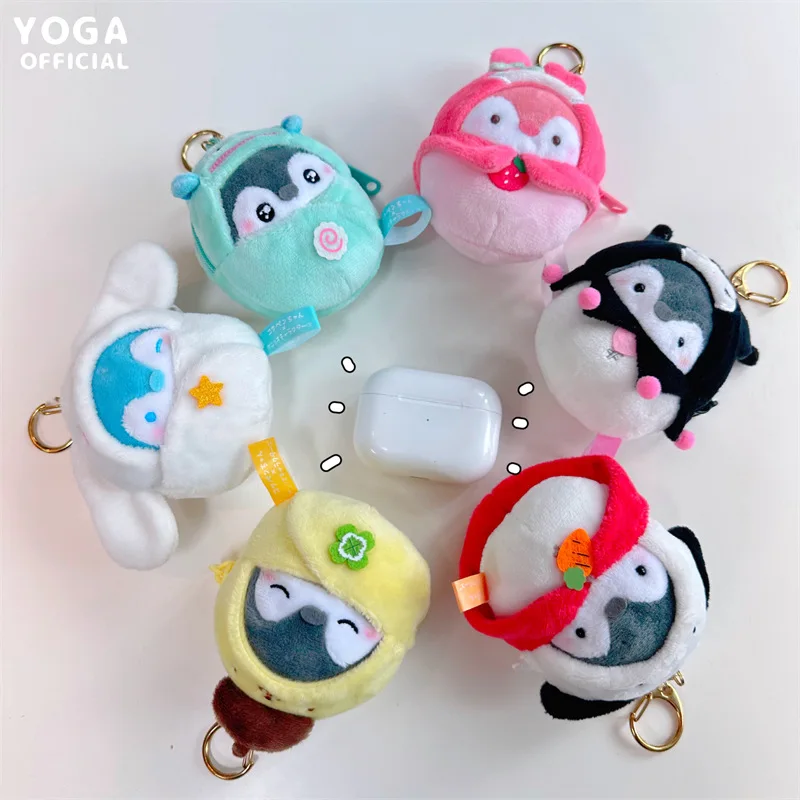 

8Cm Kawaii Sanrio Hangyodon Penguin Plush Toy Pendant Plush Doll Toys Pendant Cute Plush Keychain Bag Pendant Christmas Gifts