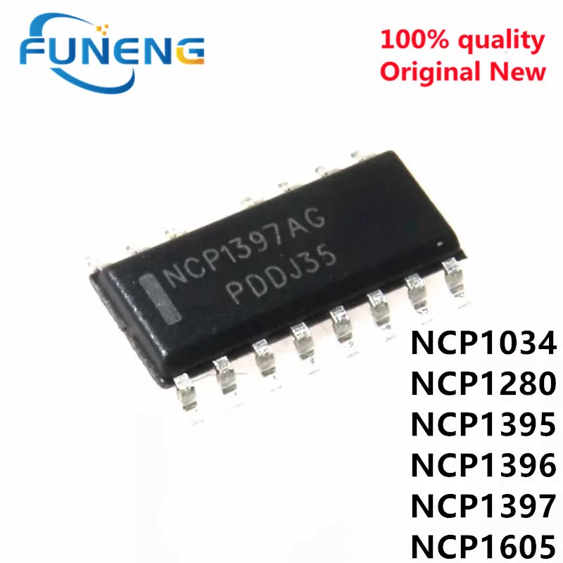 10 шт. NCP1034DG NCP1034DR2G NCP1280DG NCP1395ADR2G 1395BDR2G NCP1396AG NCP1396ADR2G NCP1397AG NCP1397ADR2G NCP1605G SOP-16