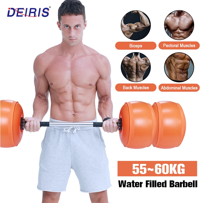 

Water Filled Dumbbells Set Gym Weights 55-60 KG Portable Adjustable Weight For Men Women Arm Muscle Training Home Fitness Equip