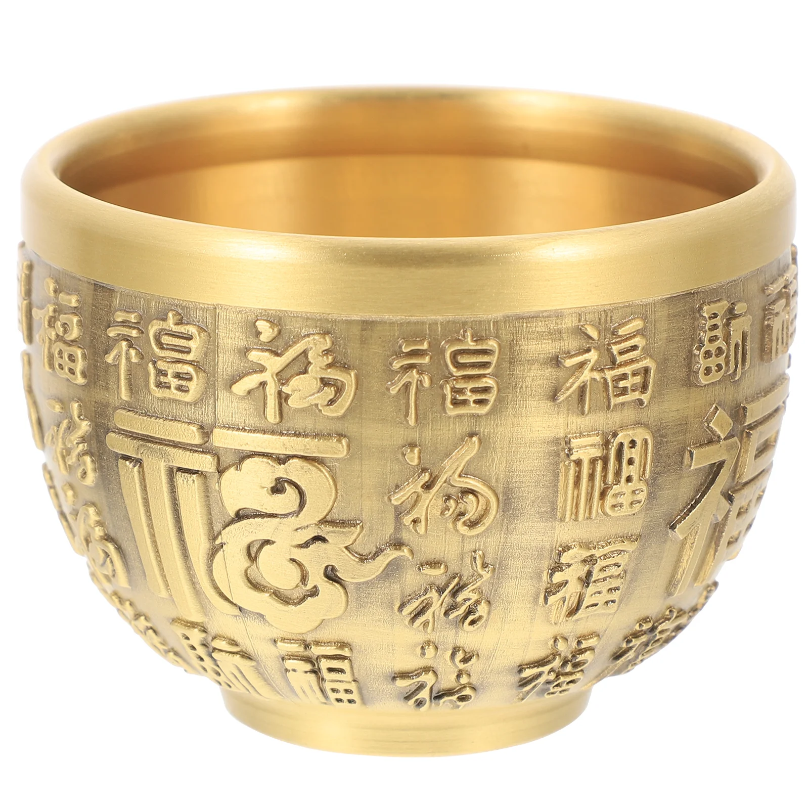 

Display Bowl Chinese Basin Brass Decor Home Tabletop Decoration Offering