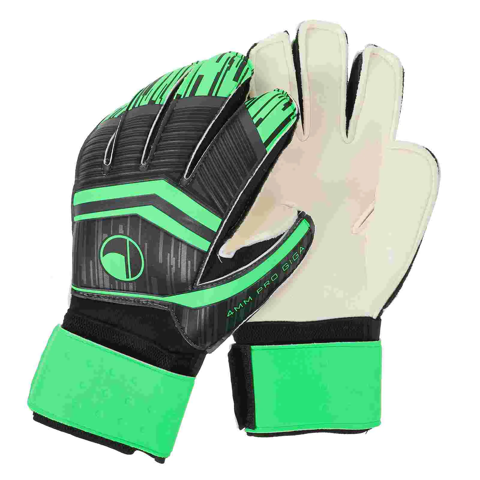 

Goalkeeper Gloves Creative Soccer Wear-resisting Goaltender Accessory Supply Football Latex Goalie Kids For children Guayos men