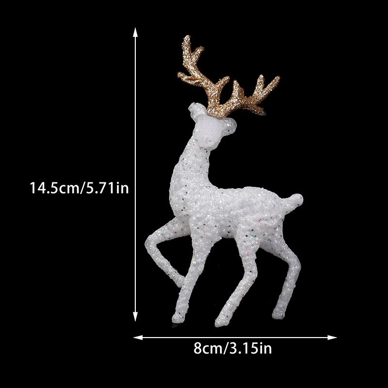 

Пластиковое подвесное украшение белый олень JETTING