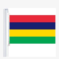 mauritius flag90150cm 100 polyester bannerdigital printing