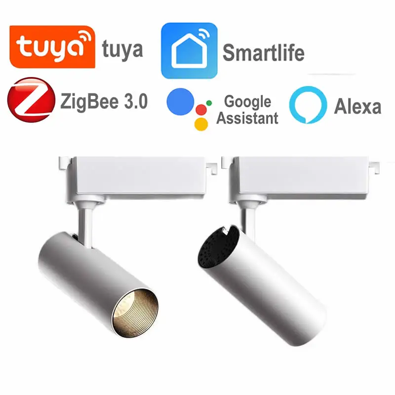 Zigbee Tuya Smart Home Spot Led Track Light Dimmable Assista
