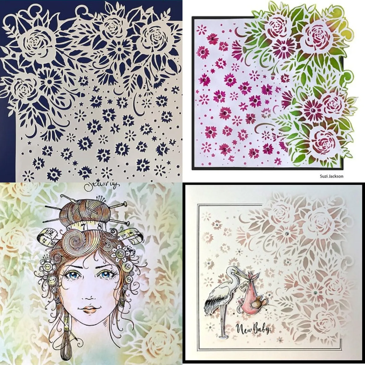 Трафарет 7x7 дюймов романтический фотографический инструмент для граффити