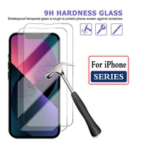 2pcs screenprotector for iphone 12 13 pro max 13mini tempered glass case on for iphone13 12pro 13promax 12 mini protective film