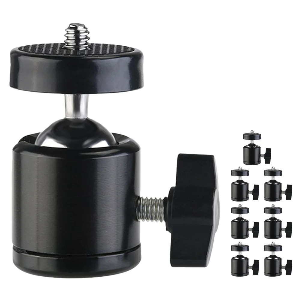 

8pcs Camera Mount Tripod Ball Heads Photograph Attachment Camera Mount Adapter 1/4