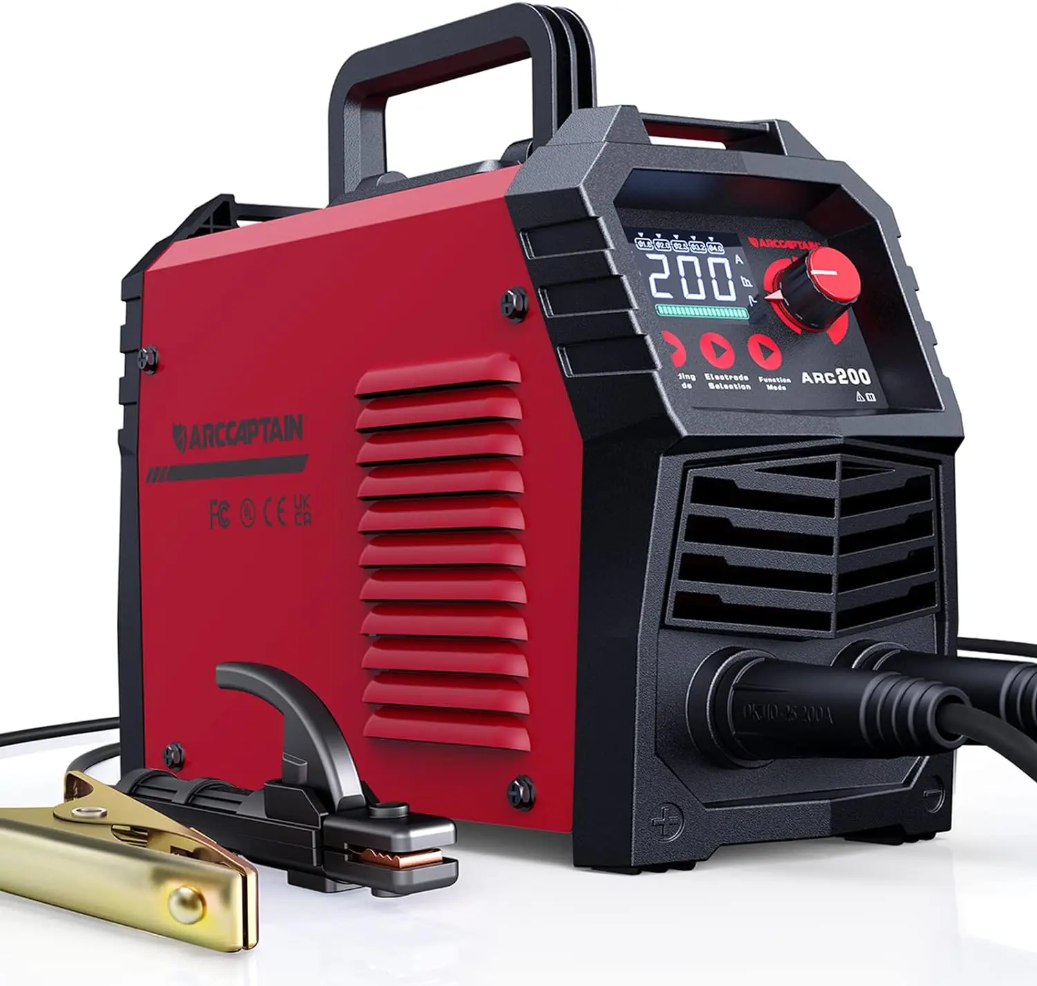 

Ручной сварочный аппарат, [большой дисплей] 110 а сварочный аппарат ARC/ TIG с синергическим контролем, бтиз инвертор 220 В/в портативный MMA Weld