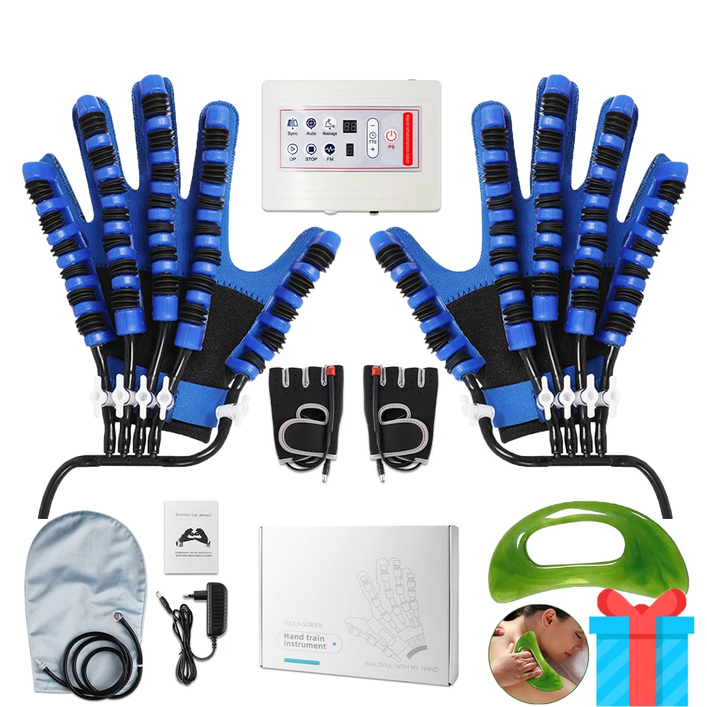 

Реабилитационная перчатка-робот для пальцев, гемиплегия, импульсный массажер для рук, инфаркт головного мозга, тренировочное оборудование, терапия