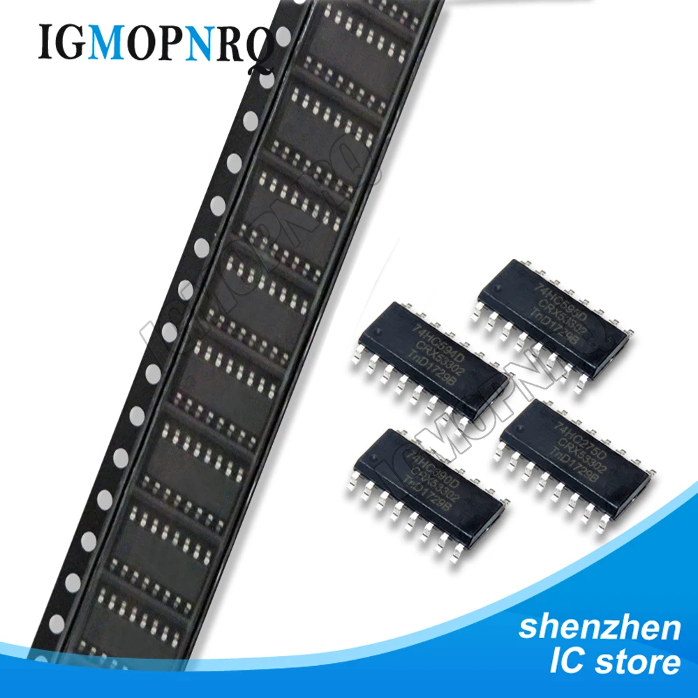 

10PCS 74HC595 74HC595D SOP 74HC138D 74HC139D 74HC164D 74HC165D 74HC257D 74HC390D SMD