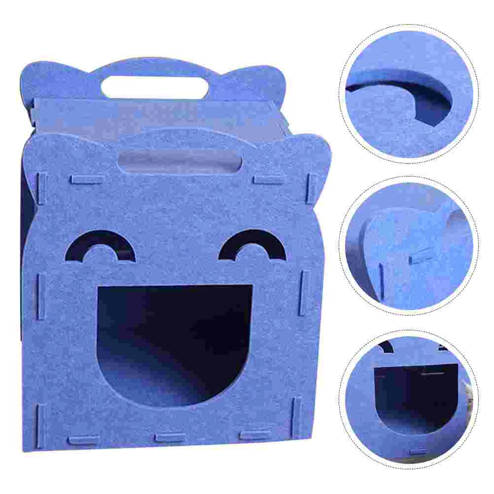 

Removable Cat Litter House Houses Indoor Pet Convenient Scratching Design Felt Wear-resistant Nest Sleeping