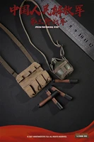 minitimes m032 scale 16 the asia warrior army force battalion grenade pack messenger bag accessories fit action figure collect