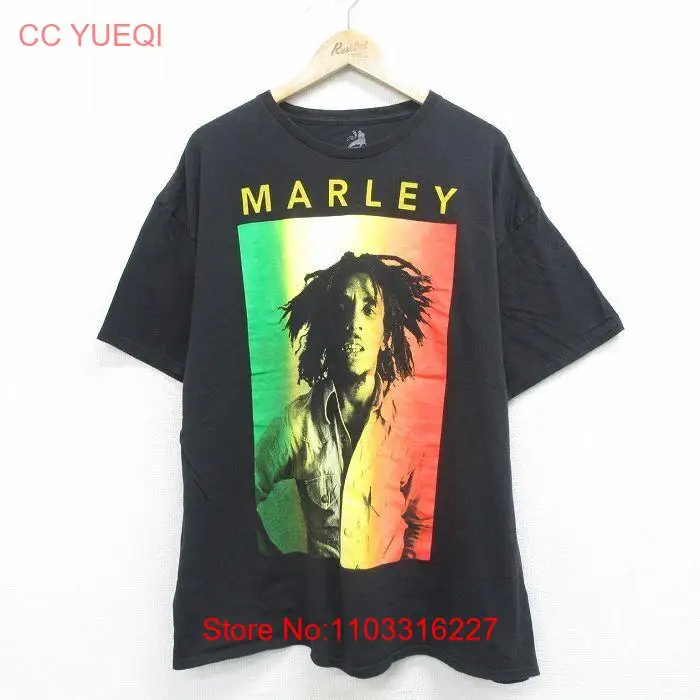 Футболка Rock мужская свободного покроя Боб Марли большой размер 2 л Ll большие
