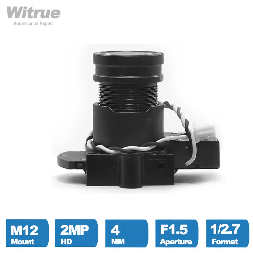 

Объектив Star светильник 2 МП 4 мм с фиксированной диафрагмой F1.5 для SONY IMX290/291/307/327 объектив cctv с низсветильник щением с ИК-фильтром