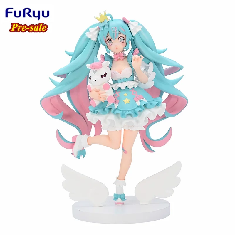 

Original FuRyu TENITOL Hatsune Miku Dream Princess Anime Action Figure Toys 21cm PVC Model Collectible KChild Xams Birthday Gift