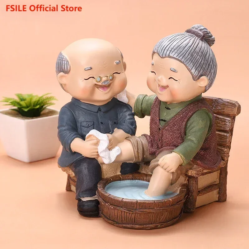 

FSILE Creativity Keeps Company with The Elderly Furnishings Home Decoration Gifts for Husband on Qixi Valentine's Day