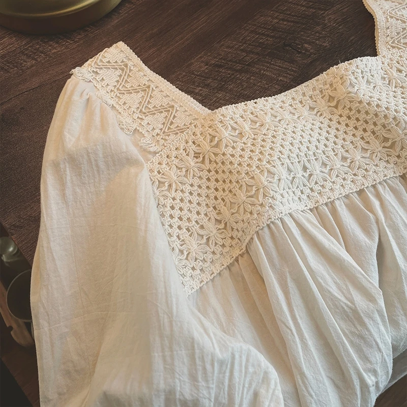 Рубашки для кукол с квадратным воротником и прострочкой В южнокорейском стиле