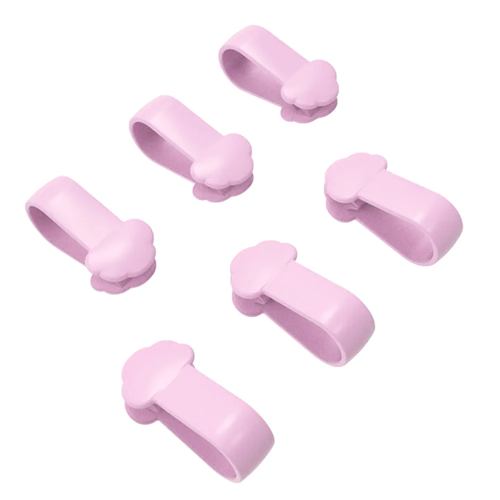 

6pcs Duvet Clips High Elasticity Needleless Home Non Slip Fastener Quilt Cover Bed Sheet Grippers Anti Move Hotel Reusable