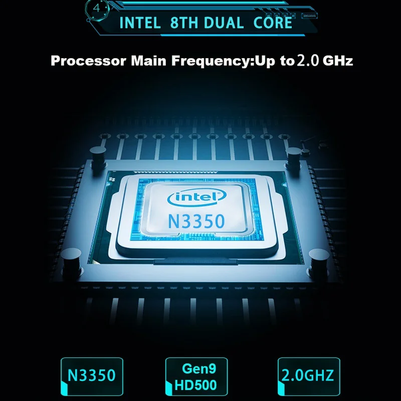 14,1-дюймовый недорогой ноутбук с операционной системой Windows10 64-бит, двухъядерный процессор Intel-Celeron, 6 ГБ оперативной памяти, 64/128/256 ГБ, студенческий компьютер с поддержкой WiFi и Bluetooth.