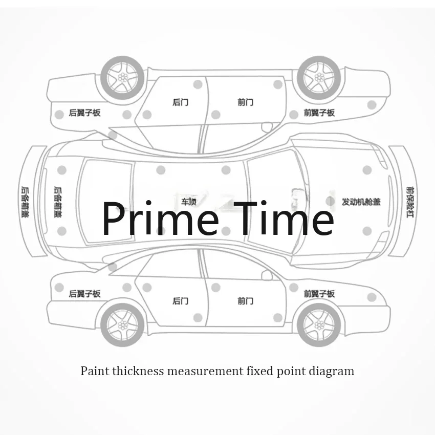 SW-6310A цифровой толщиномер лакокрасочного покрытия ручной 0-1700 мкм автоматический