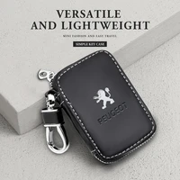 leather zipper key wallet car key bag multi function key case for peugeot 107 108 206 207 301 308 307 407 408 508 2008 3008 4008