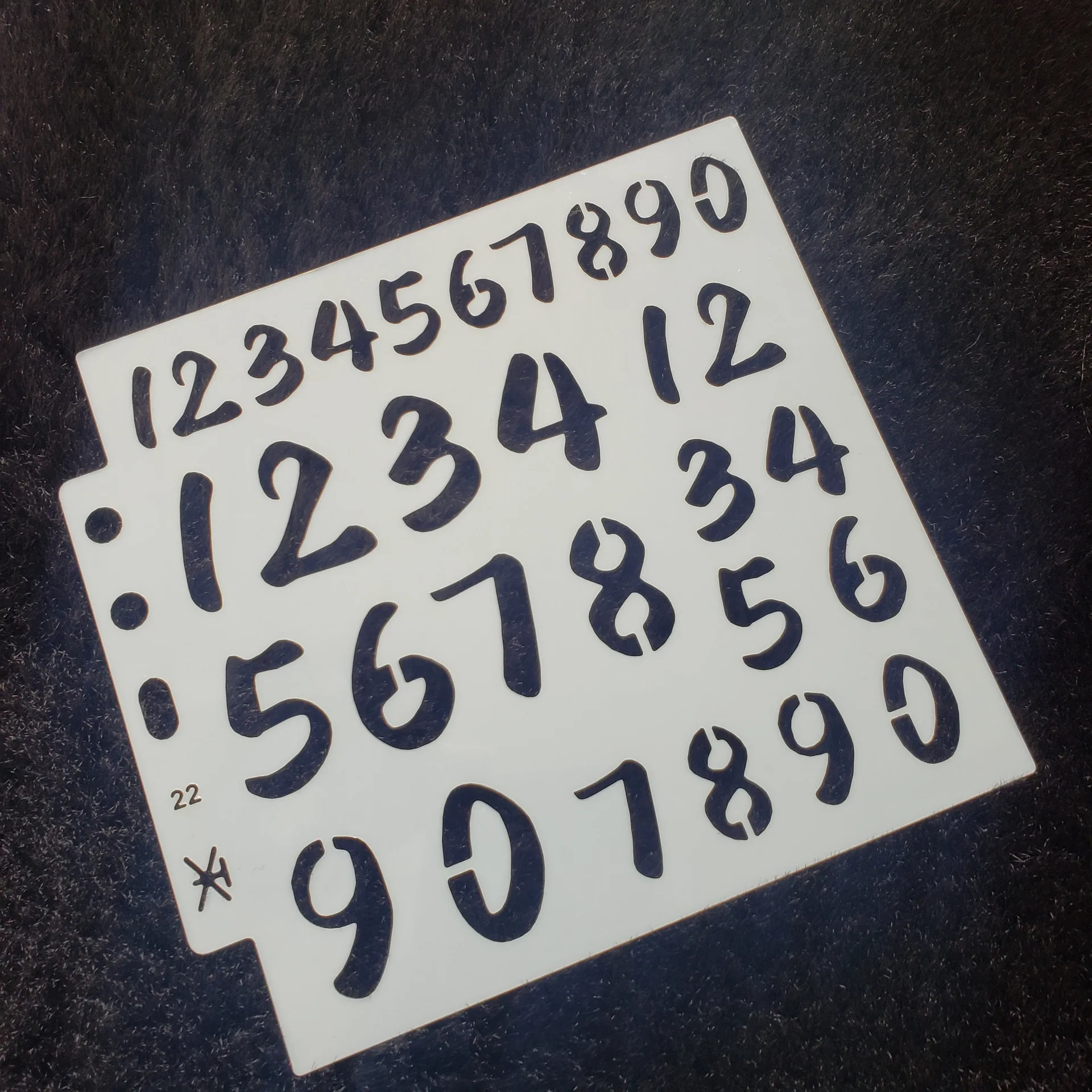 

13*13 Number Layering Stencils for Diy scrapbook/photo album Decorative Embossing Painting Drawing stencil,homedecor