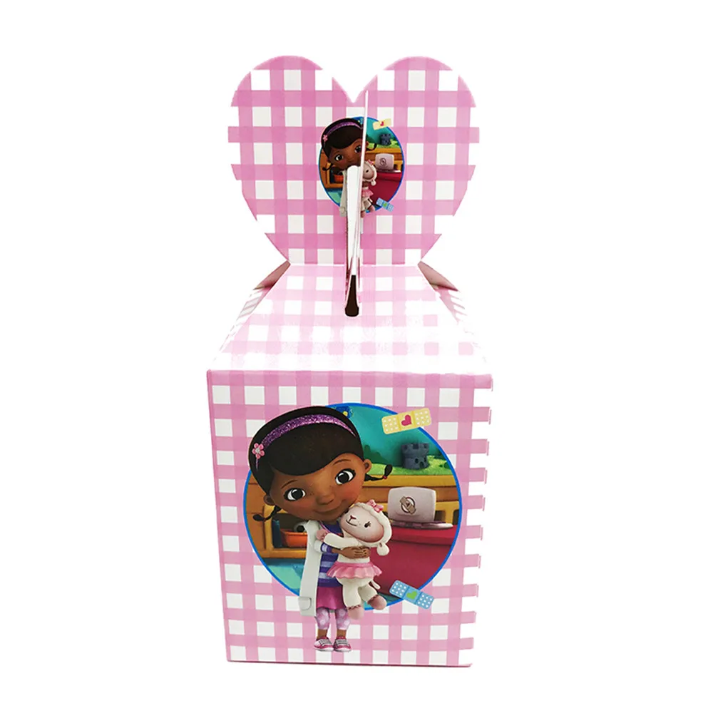 Doc McStuffins Birthday Decorations Baby Shower Disposable Paper Plates Cups Napkins Table Cover Girl's Birthday Party Supplies images - 6