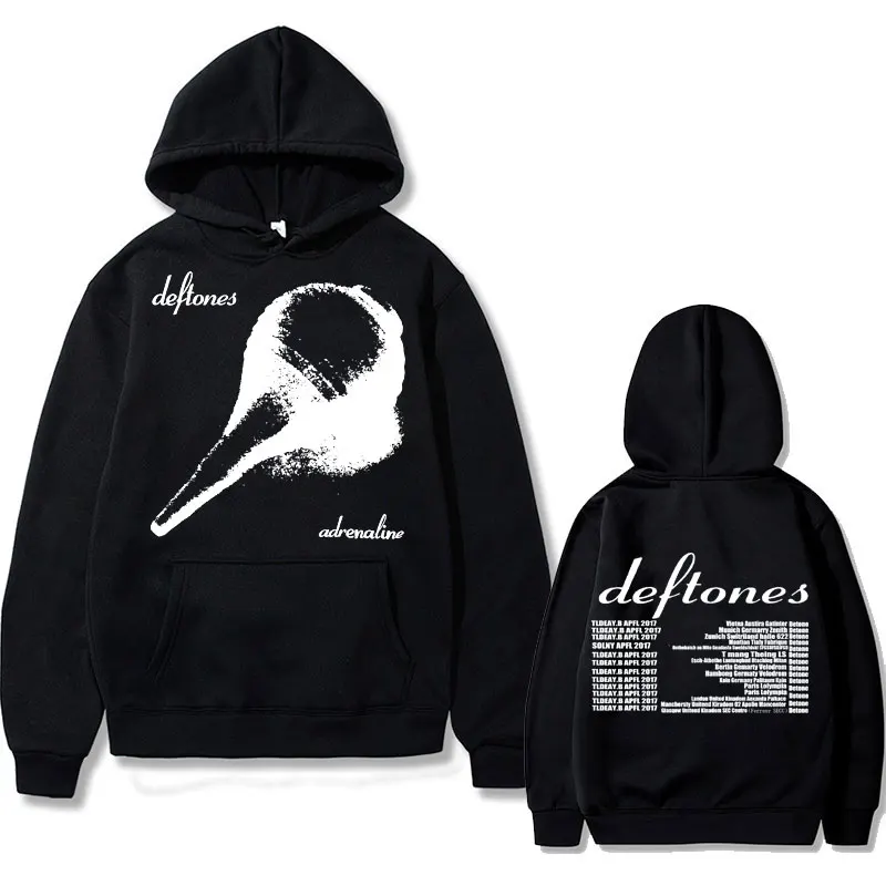 

Мужская толстовка с капюшоном и принтом в виде адреналина