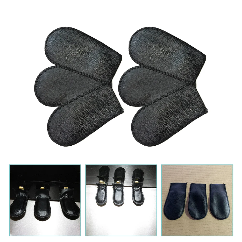 

6 Pcs Component Foot Pedal Protectors Piano Dustproof Covers Protective Sleeves Cleansing Pads Pedals Brightener